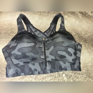 MTA Zipper Front Sport Bra